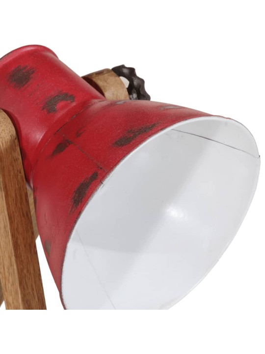Stolní lampa 25 w červená patina 30 x 17 x 40 cm e27