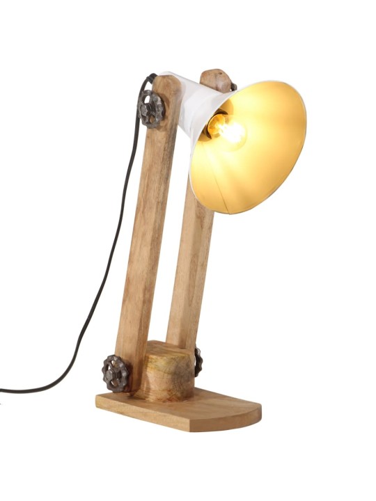 Stolní lampa 25 w bílá 23 x 13 x 52 cm e27