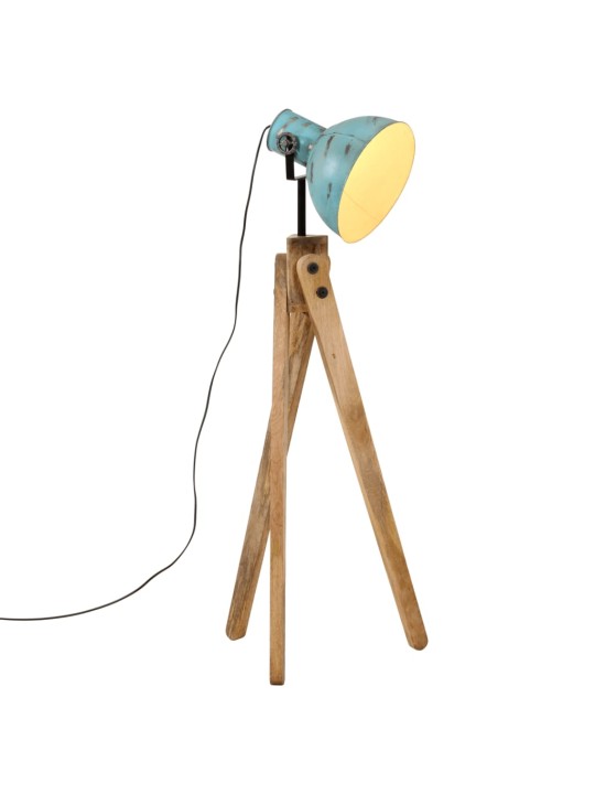 Stojací lampa 25 w modrá patina 45 x 45 x 120 cm e27