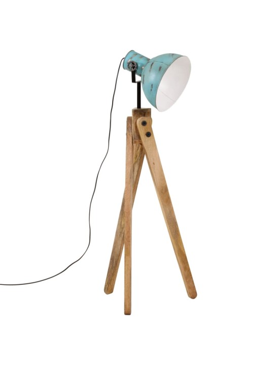 Stojací lampa 25 w modrá patina 45 x 45 x 120 cm e27