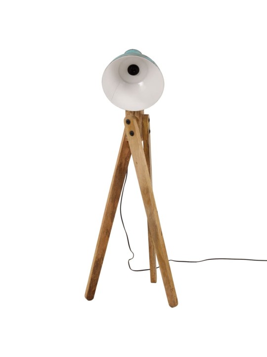 Stojací lampa 25 w modrá patina 45 x 45 x 120 cm e27