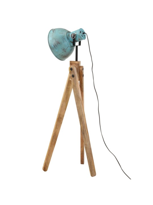 Stojací lampa 25 w modrá patina 45 x 45 x 120 cm e27