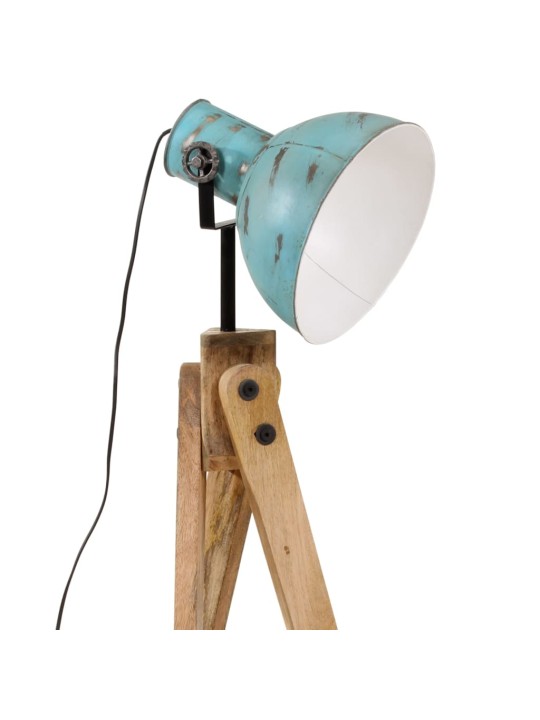 Stojací lampa 25 w modrá patina 45 x 45 x 120 cm e27