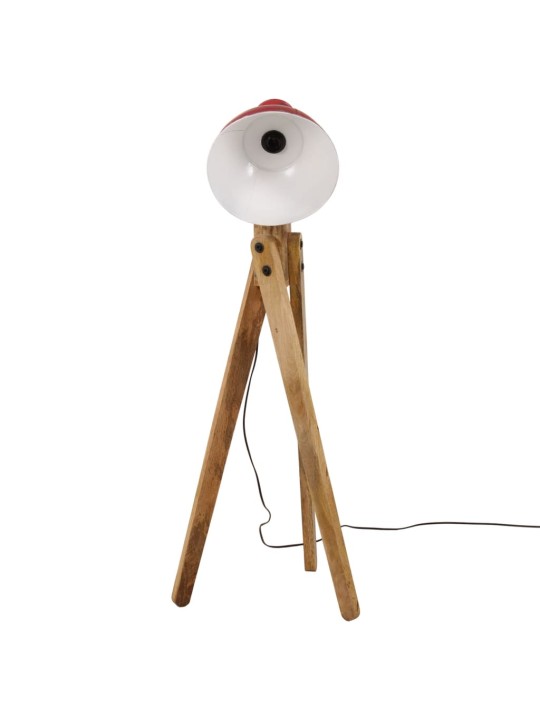 Stojací lampa 25 w červená patina 45 x 45 x 120 cm e27