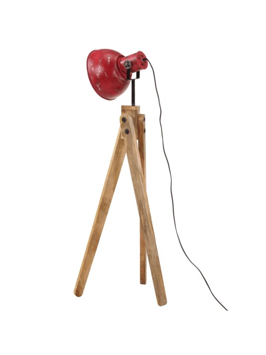 Stojací lampa 25 w červená patina 45 x 45 x 120 cm e27