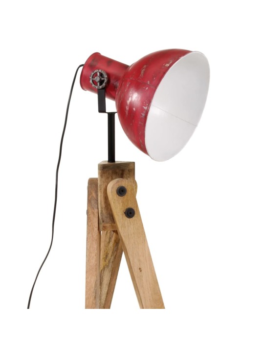 Stojací lampa 25 w červená patina 45 x 45 x 120 cm e27