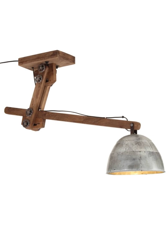 Stropní svítidlo 25 w vintage stříbrné 105 x 30 x 65–108 cm e27