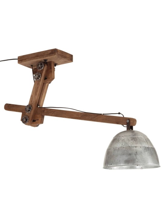 Stropní svítidlo 25 w vintage stříbrné 105 x 30 x 65–108 cm e27