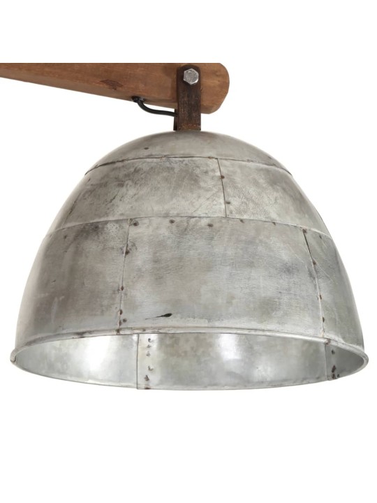 Stropní svítidlo 25 w vintage stříbrné 105 x 30 x 65–108 cm e27