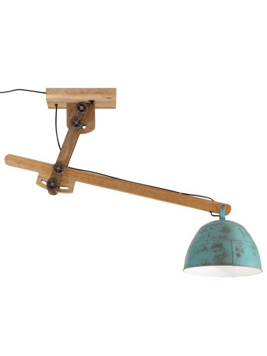 Stropní svítidlo 25 w modrá patina 105 x 30 x 65–108 cm e27