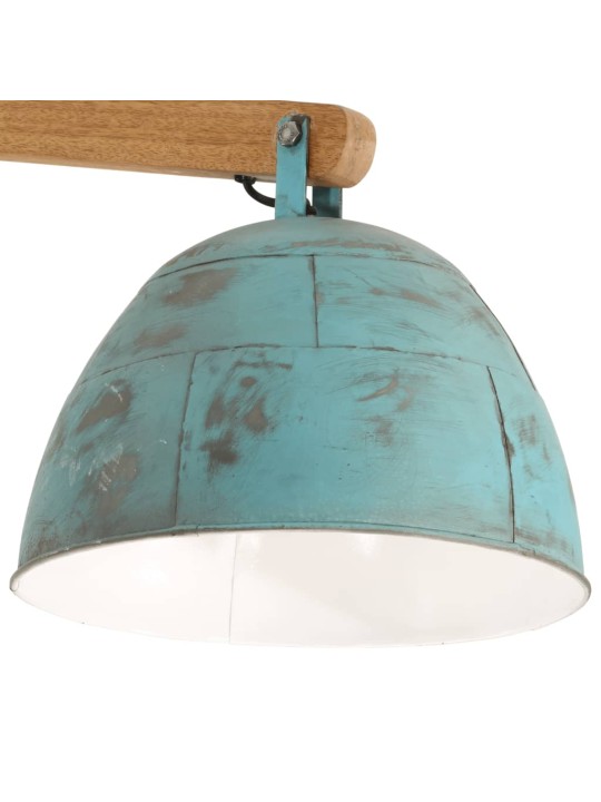 Stropní svítidlo 25 w modrá patina 105 x 30 x 65–108 cm e27
