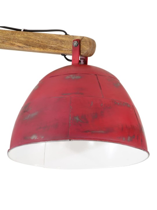 Stropní svítidlo 25 w červená patina 105 x 30 x 65–108 cm e27