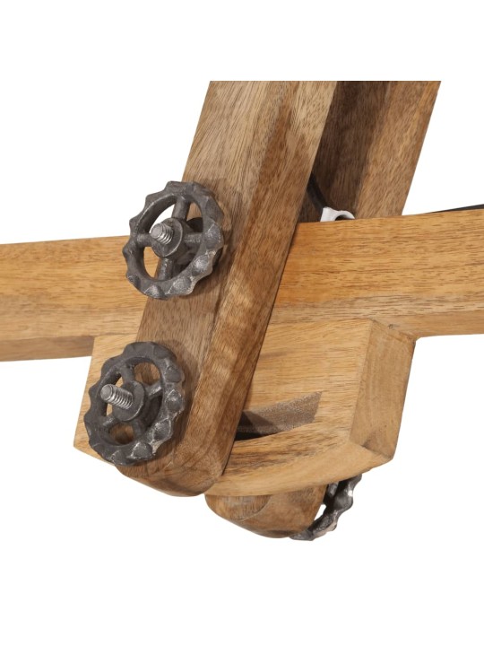 Stropní svítidlo 25 w červená patina 105 x 30 x 65–108 cm e27