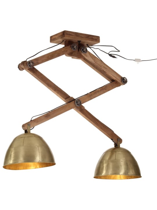 Stropní svítidlo 25 w staromosaz 29 x 18 x 85 cm e27