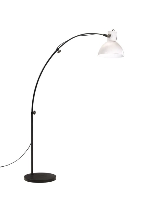Stojací lampa 25 w bílá 150 cm e27