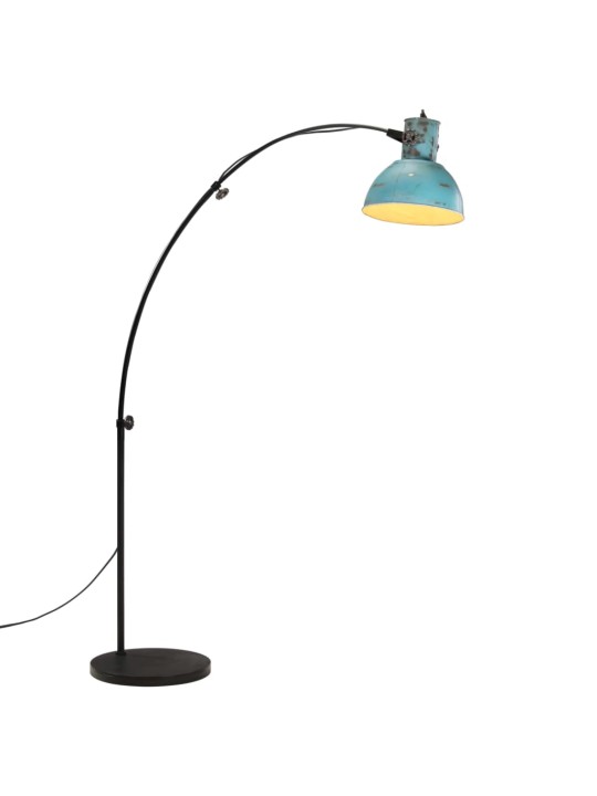 Stojací lampa 25 w modrá patina 150 cm e27