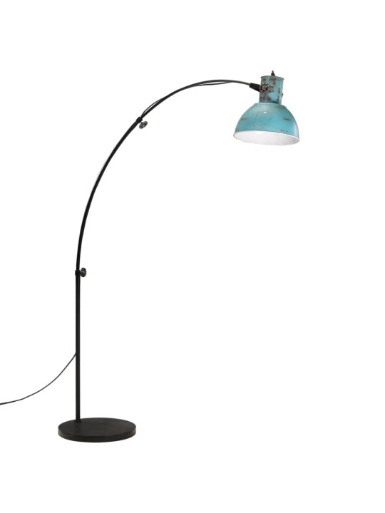 Stojací lampa 25 w modrá patina 150 cm e27