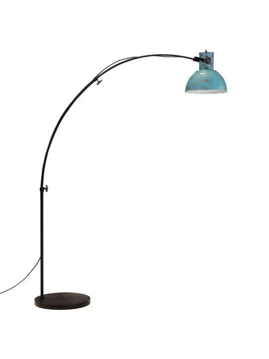 Stojací lampa 25 w modrá patina 150 cm e27