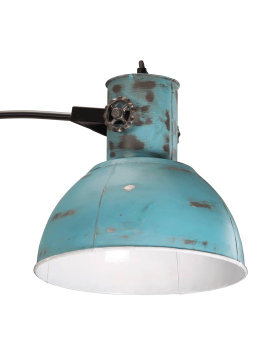 Stojací lampa 25 w modrá patina 150 cm e27