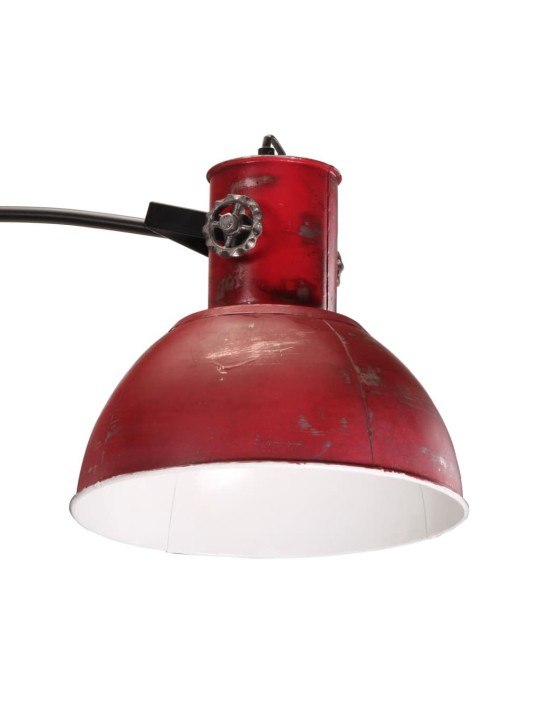 Stojací lampa 25 w červená patina 150 cm e27