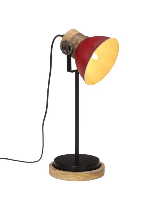 Stolní lampa 25 w červená patina 17 x 17 x 50 cm e27