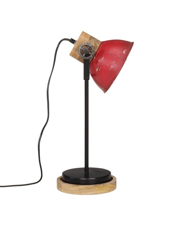 Stolní lampa 25 w červená patina 17 x 17 x 50 cm e27