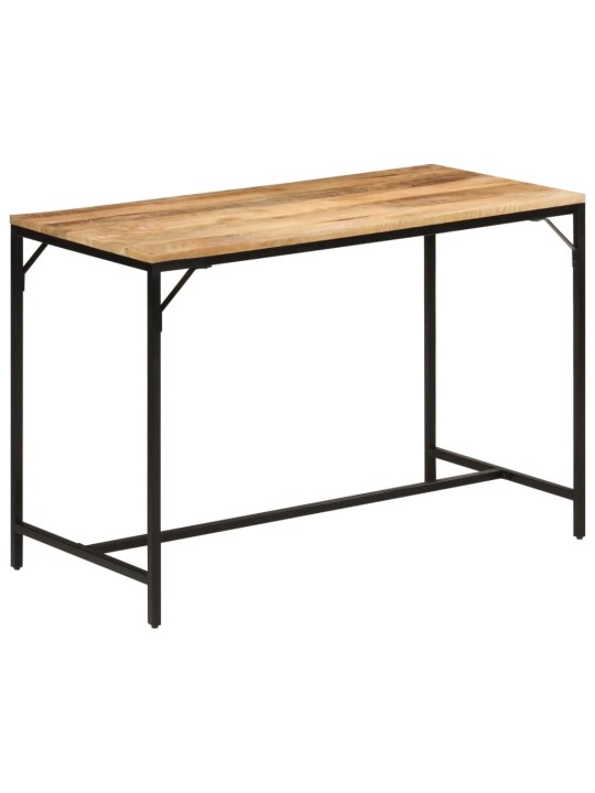 Jídelní stůl 110 x 55 x 75 cm masivní hrubý mangovník a železo