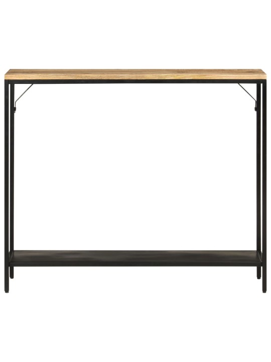 Konzolový stolek 90x30x75 cm masivní hrubý mangovník a železo