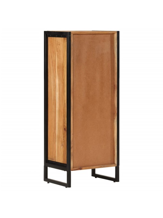 Koupelnová skříňka 40 x 30 x 100 cm masivní akácie a železo