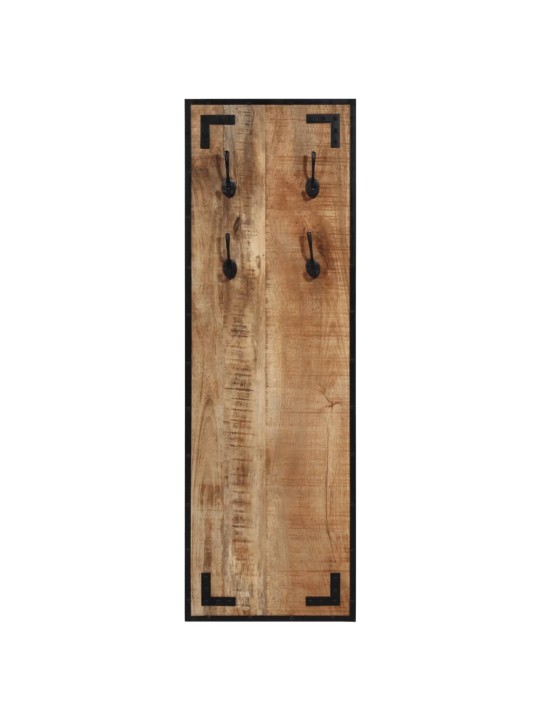 Věšák na kabáty 35x8x110 cm masivní hrubé mangovníkové dřevo