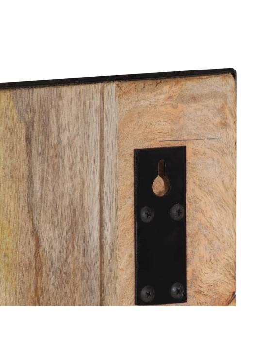 Věšák na kabáty 35x8x110 cm masivní hrubé mangovníkové dřevo