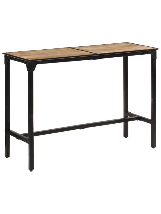 Barový stůl 150 x 55 x 107 cm masivní hrubé mangovníkové dřevo