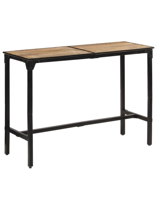 Barový stůl 150 x 55 x 107 cm masivní hrubé mangovníkové dřevo