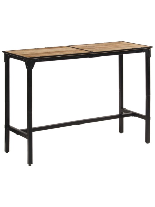 Barový stůl 150 x 55 x 107 cm masivní hrubé mangovníkové dřevo