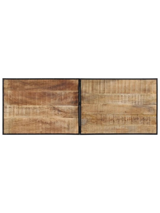 Barový stůl 150 x 55 x 107 cm masivní hrubé mangovníkové dřevo