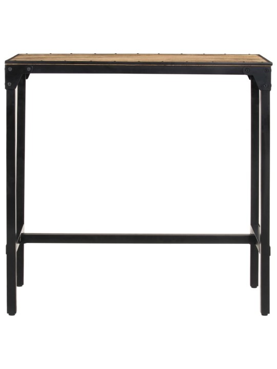 Barový stůl 110 x 55 x 107 cm masivní hrubé mangovníkové dřevo