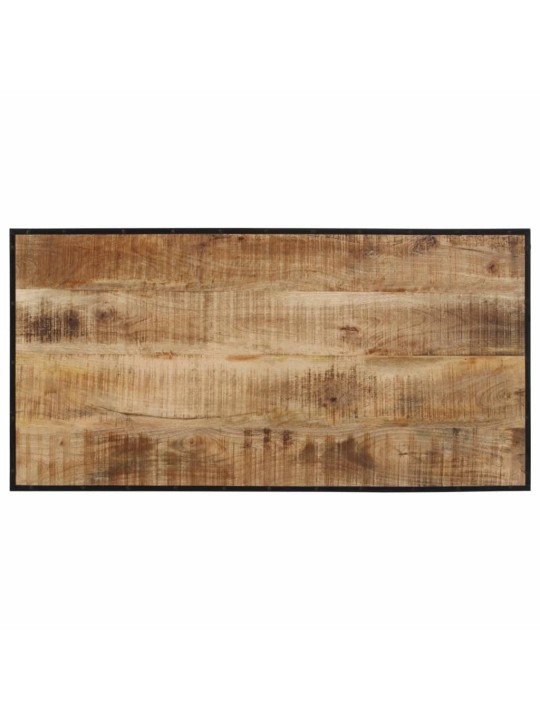 Barový stůl 110 x 55 x 107 cm masivní hrubé mangovníkové dřevo