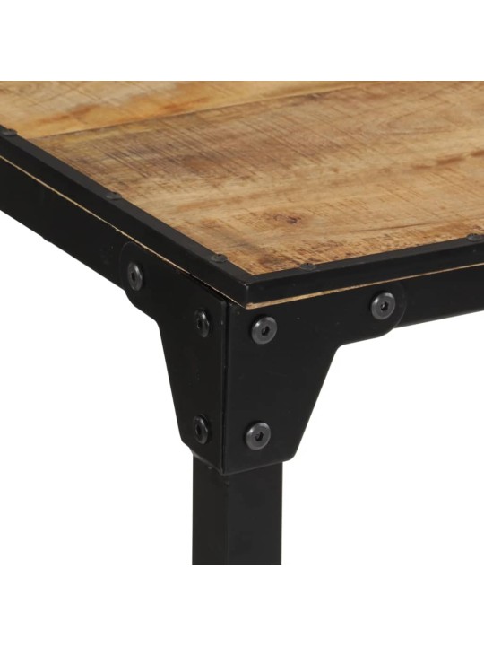 Barový stůl 110 x 55 x 107 cm masivní hrubé mangovníkové dřevo