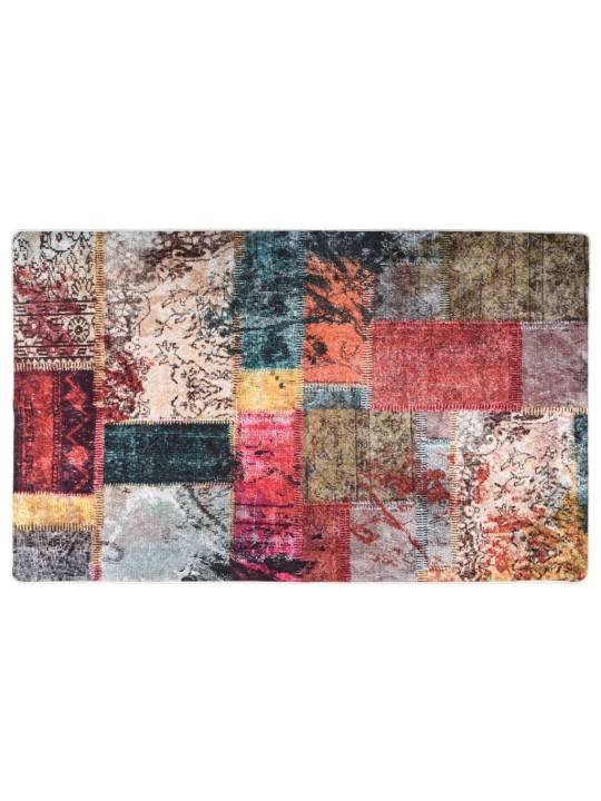 Koberec pratelný patchwork vícebarevný 120x170 cm protiskluzový