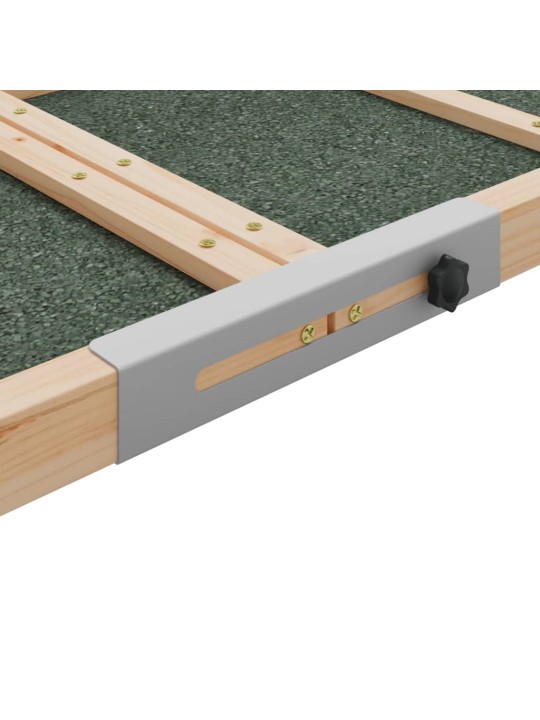 Rampa pro psy šedá 120 x 30 cm masivní jedlové dřevo