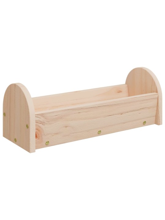 Seník pro králíky 28 x 10 x 10 cm masivní jedlové dřevo