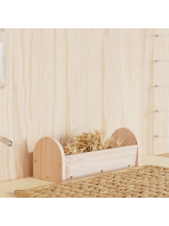 Seník pro králíky 28 x 10 x 10 cm masivní jedlové dřevo