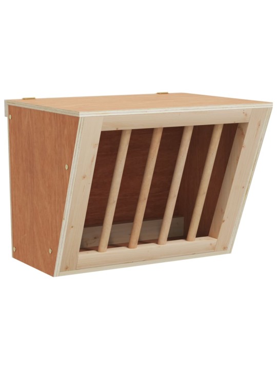Seník pro králíky 25 x 18,5 x 20,5 cm masivní jedlové dřevo