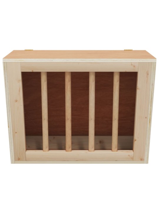 Seník pro králíky 25 x 18,5 x 20,5 cm masivní jedlové dřevo