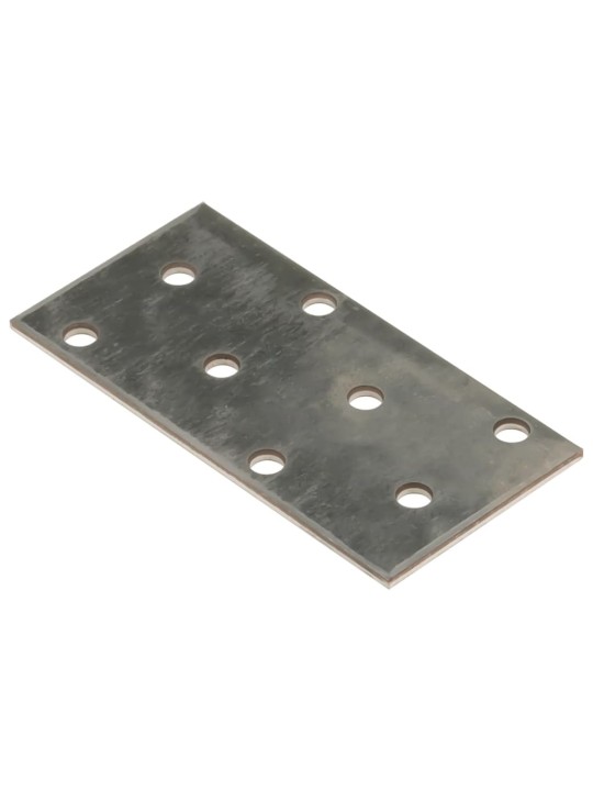 Perforované destičky 60 ks 2 mm 80 x 40 mm pozinkovaná ocel