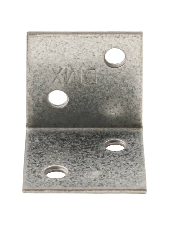 Úhlové konzoly 150 ks 2 mm 30 x 25 x 30 mm pozinkovaná ocel
