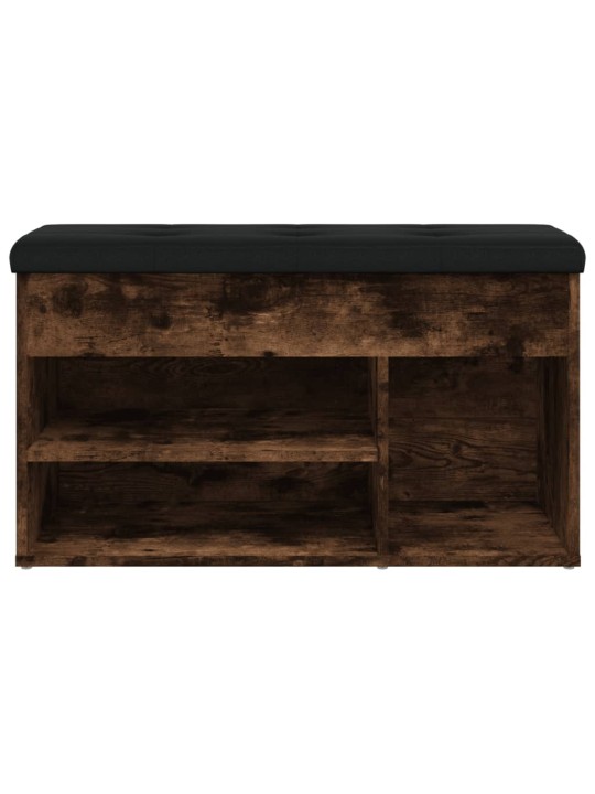 Lavice s botníkem kouřový dub 82x32x45,5 cm kompozitní dřevo