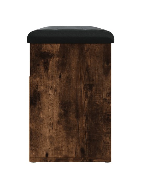 Lavice s botníkem kouřový dub 82x32x45,5 cm kompozitní dřevo