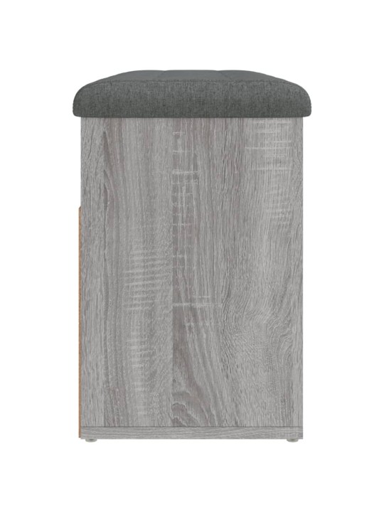 Lavice s botníkem šedá sonoma 82x32x45,5 cm kompozitní dřevo