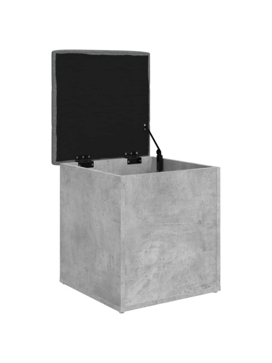 Úložná lavice betonově šedá 42 x 42 x 45 cm kompozitní dřevo